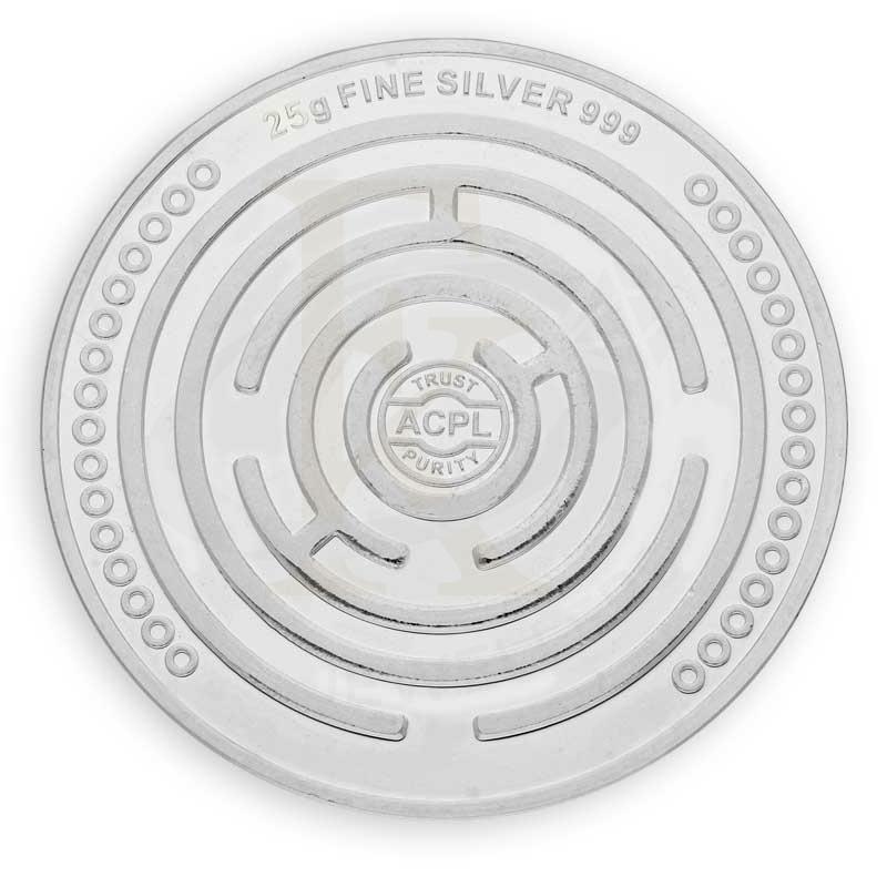 Silver 25 Grams Birthday Cake Coin In Fine 999 - Fkjconsl3119 Bars