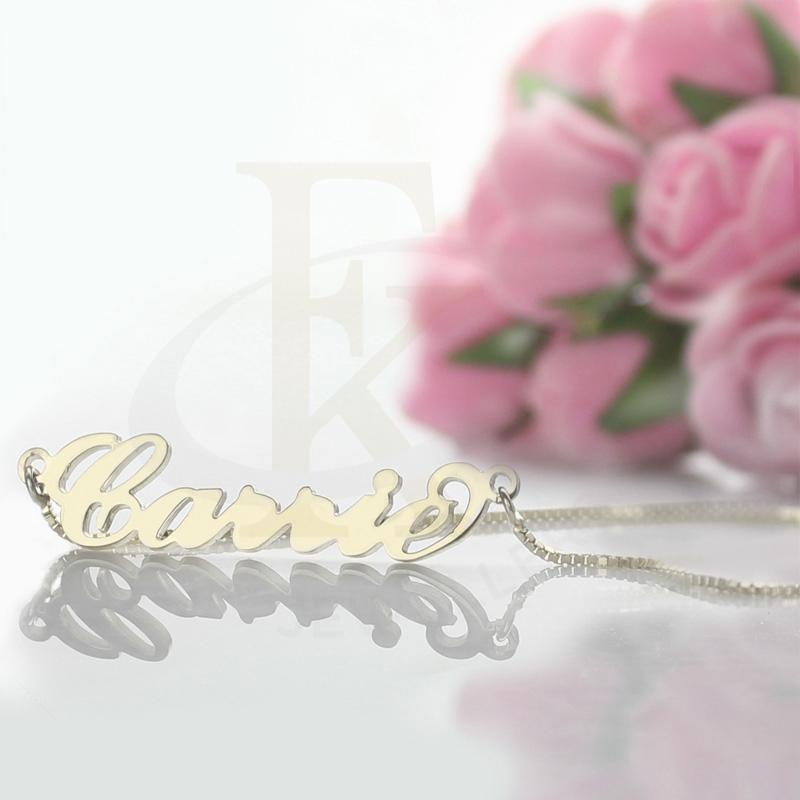 Silver 925 Personalized Name Necklace - Fkjnklsl2682 Necklaces
