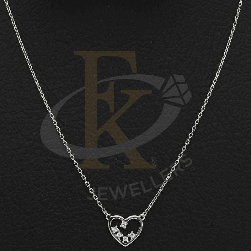 Italian Silver 925 Heart Necklace - Fkjnklsl2665 Necklaces