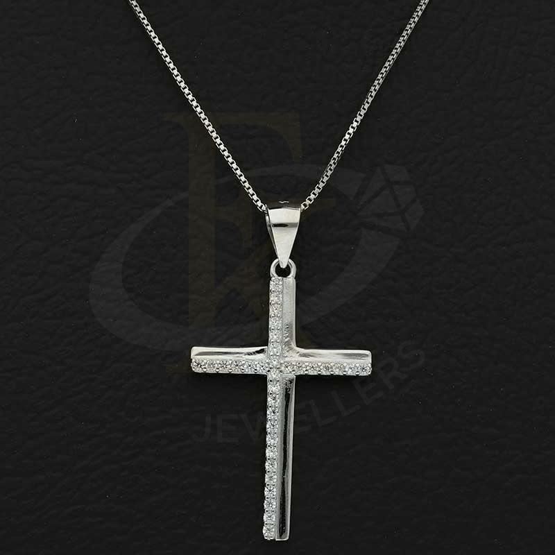 Italian Silver 925 Necklace (Chain With Cross Pendant) - Fkjnklsl2705 Necklaces