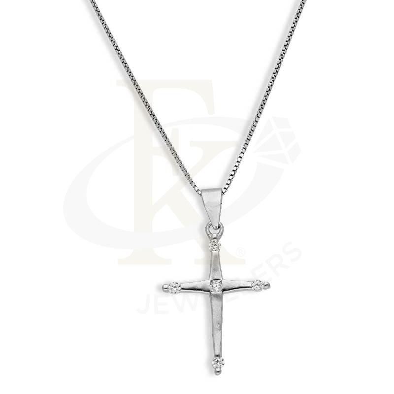 Italian Silver 925 Necklace (Chain With Cross Pendant) - Fkjnklsl2709 Necklaces