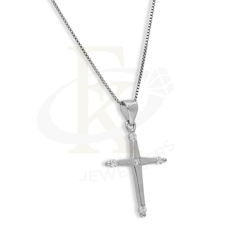 Italian Silver 925 Necklace (Chain With Cross Pendant) - Fkjnklsl2709 Necklaces