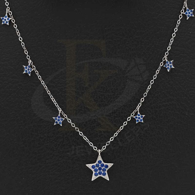 Sterling Silver 925 Stars Shaped Necklace - Fkjnklsl3016 Necklaces