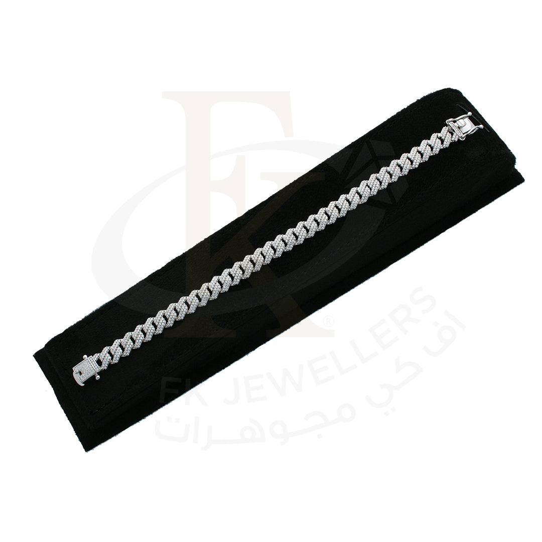 Sterling Silver 925 Cuban Bracelet - FKJBRLSLU6114