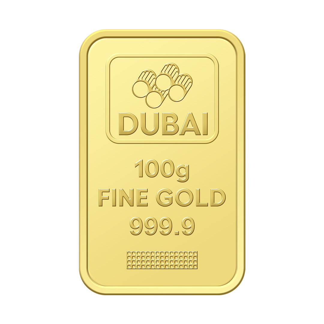 100 Grams Gold Bar 24KT - FKJGBR24K2246