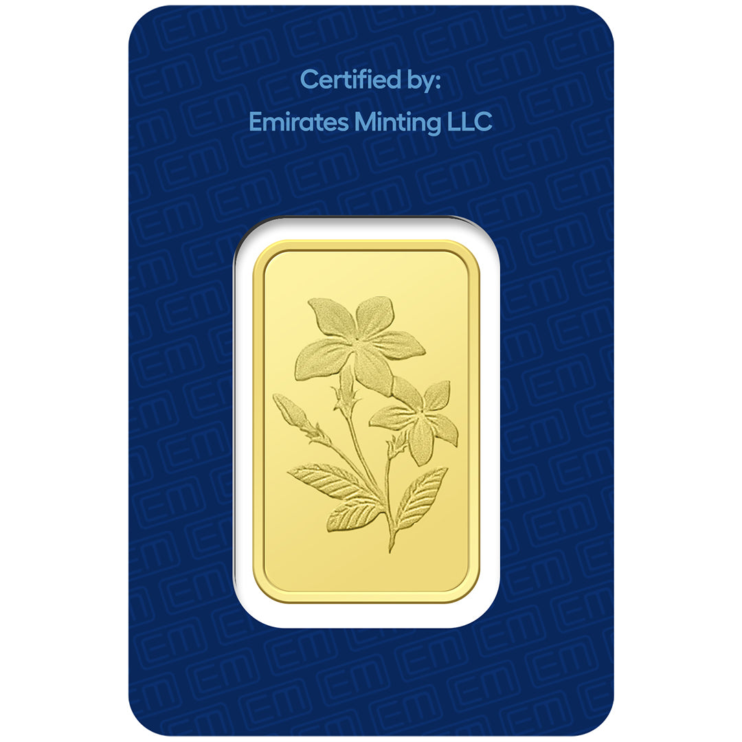 Emirates Minting 100 Grams 999.9 Purity Gold Bar - FKJGBR24K2259