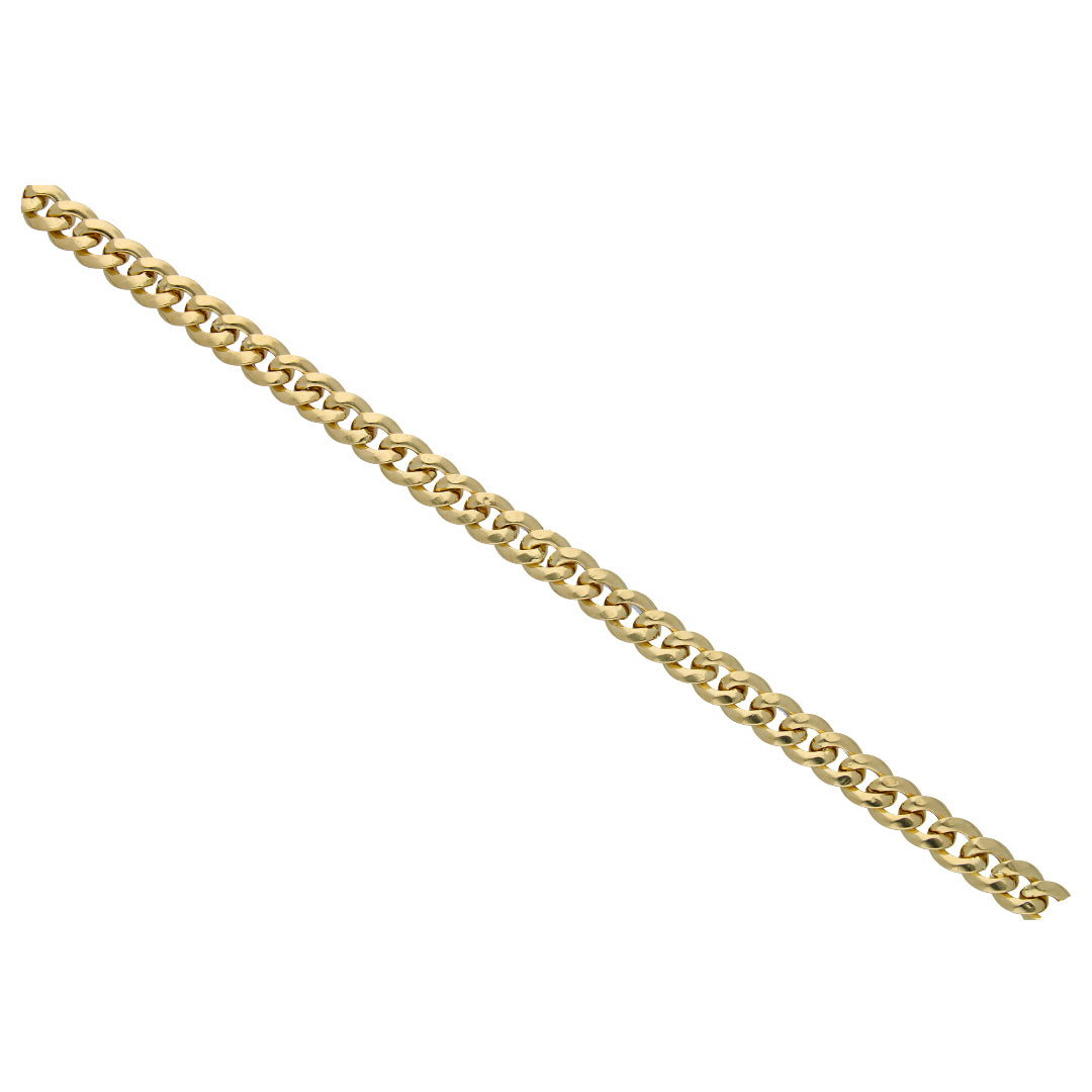 Gold Curb Bracelet 18KT - FKJBRL18KU6574