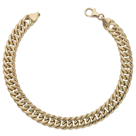 Gold Curb Bracelet 18KT - FKJBRL18KU6575