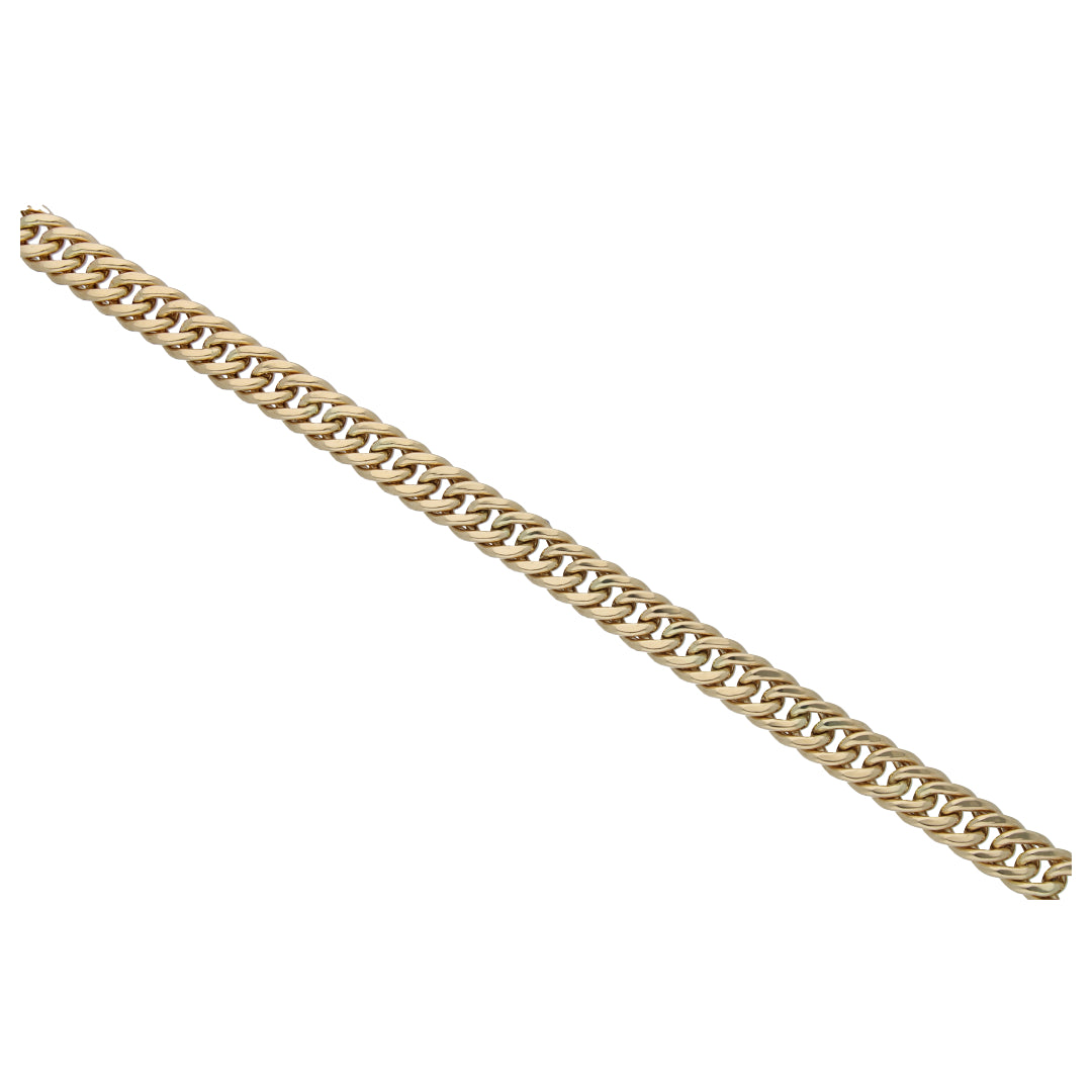 Gold Curb Bracelet 18KT - FKJBRL18KU6575