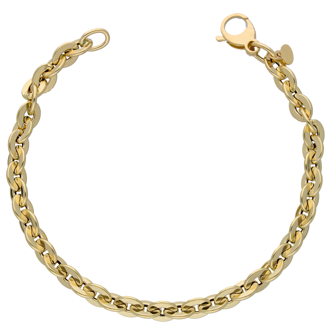 Gold Interlink Bracelet 18KT - FKJBRL18KU6576