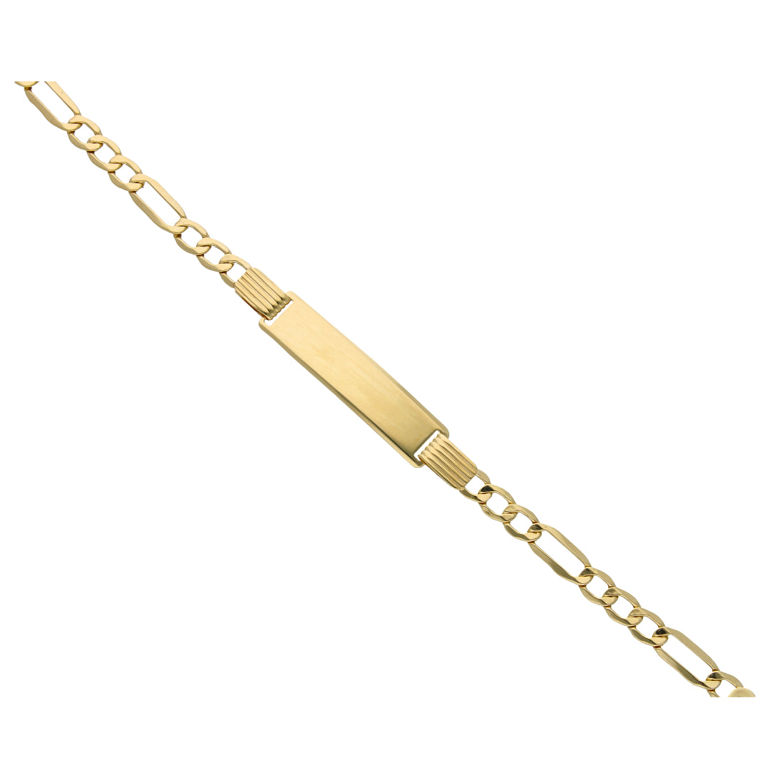 Gold Figaro Bracelet 18KT - FKJBRL18KU6571