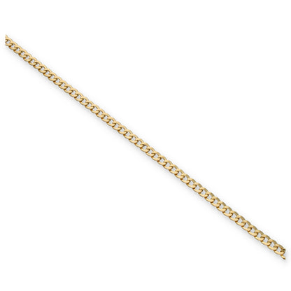 Gold Curb Bracelet 18KT - FKJBRL18KU6127