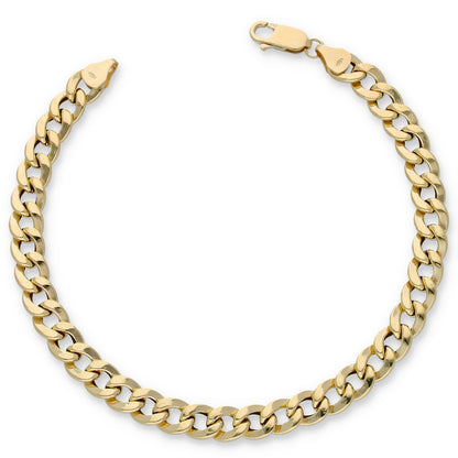 Gold Curb Bracelet 18KT - FKJBRL18KU6353