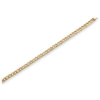 Gold Curb Bracelet 18KT - FKJBRL18KU6353