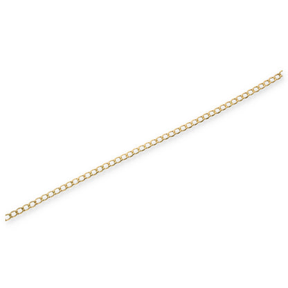 Gold Curb Bracelet 18KT - FKJBRL18KU6355