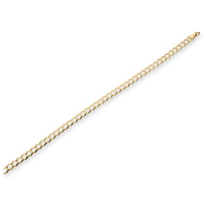 Gold Curb Bracelet 18KT - FKJBRL18KU6438