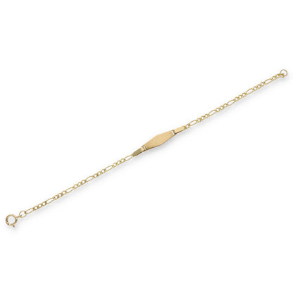 Gold Figaro Bracelet 18KT - FKJBRL18KU6361