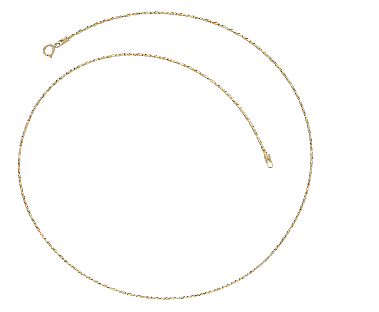 Gold 18 Inches Chain in 18KT - FKJCN18KU6308