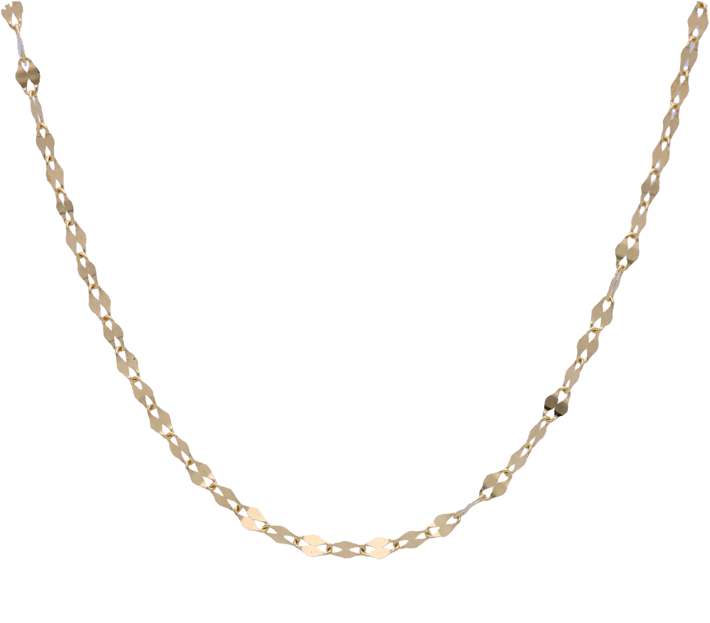 Gold 18 Inches Chain in 18KT - FKJCN18KU6316