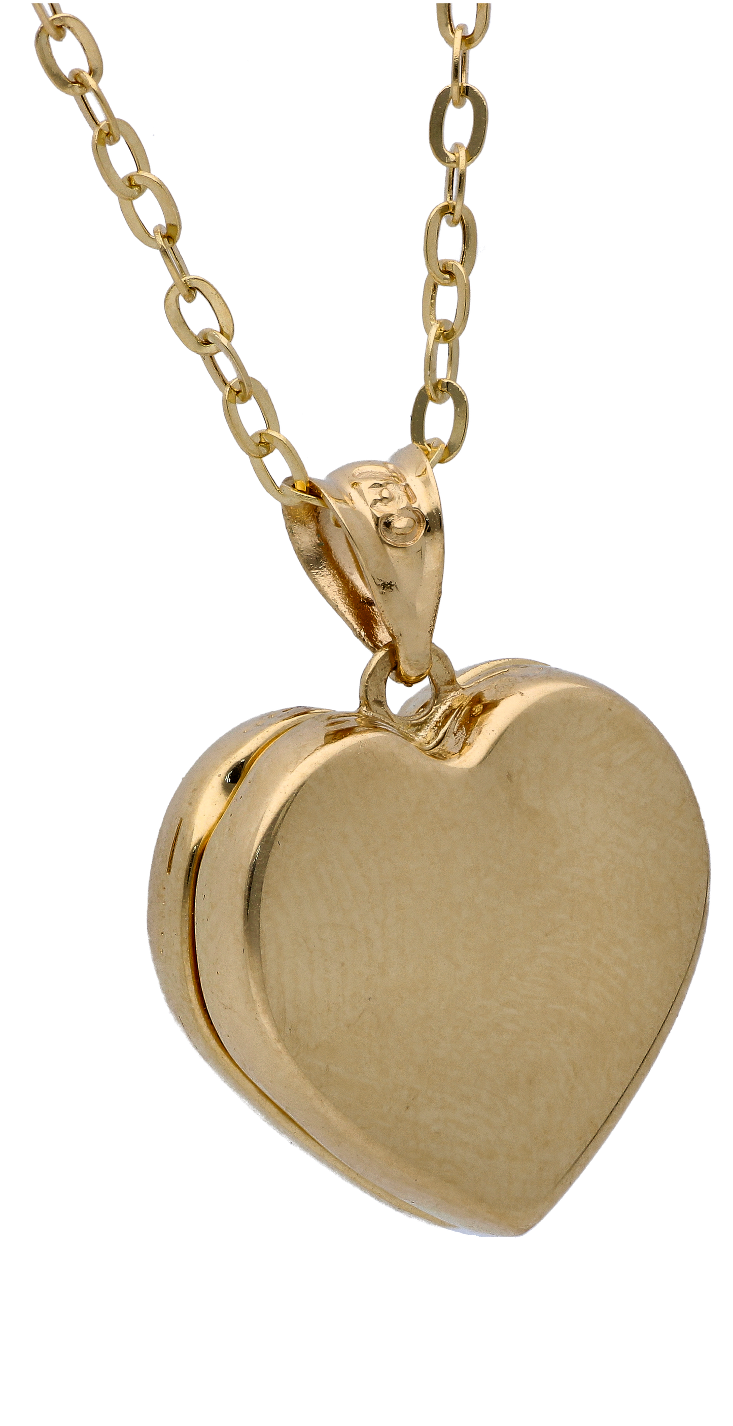 Gold Necklace (Chain with Open Heart Pendant) 18KT - FKJNKL18KU6287