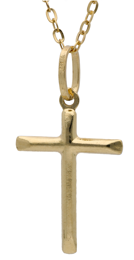 Gold Necklace (Chain with Cross Pendant) 18KT - FKJNKL18KU6305