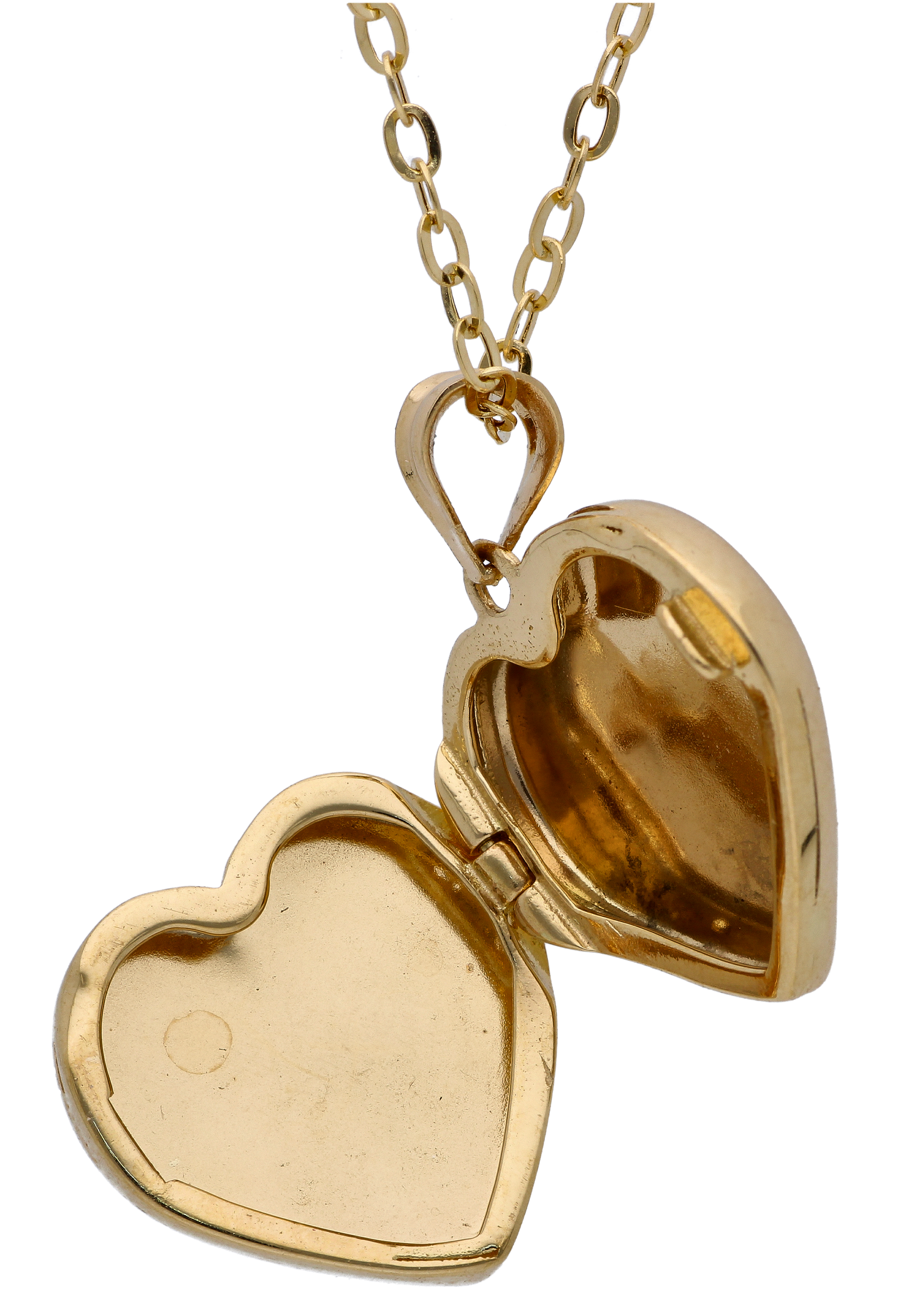 Gold Necklace (Chain with Open Heart Pendant) 18KT - FKJNKL18KU6287