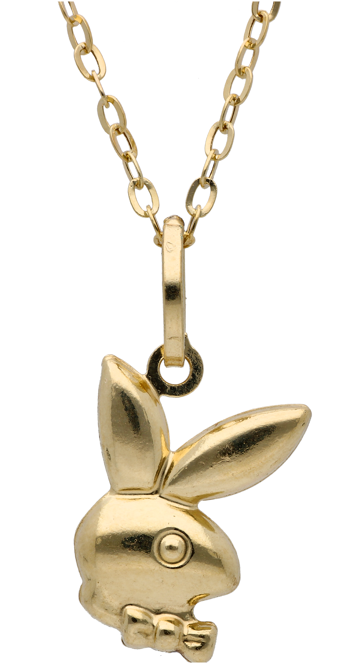 Gold Necklace (Chain with Playboy Pendant) 18KT - FKJNKL18KU6301