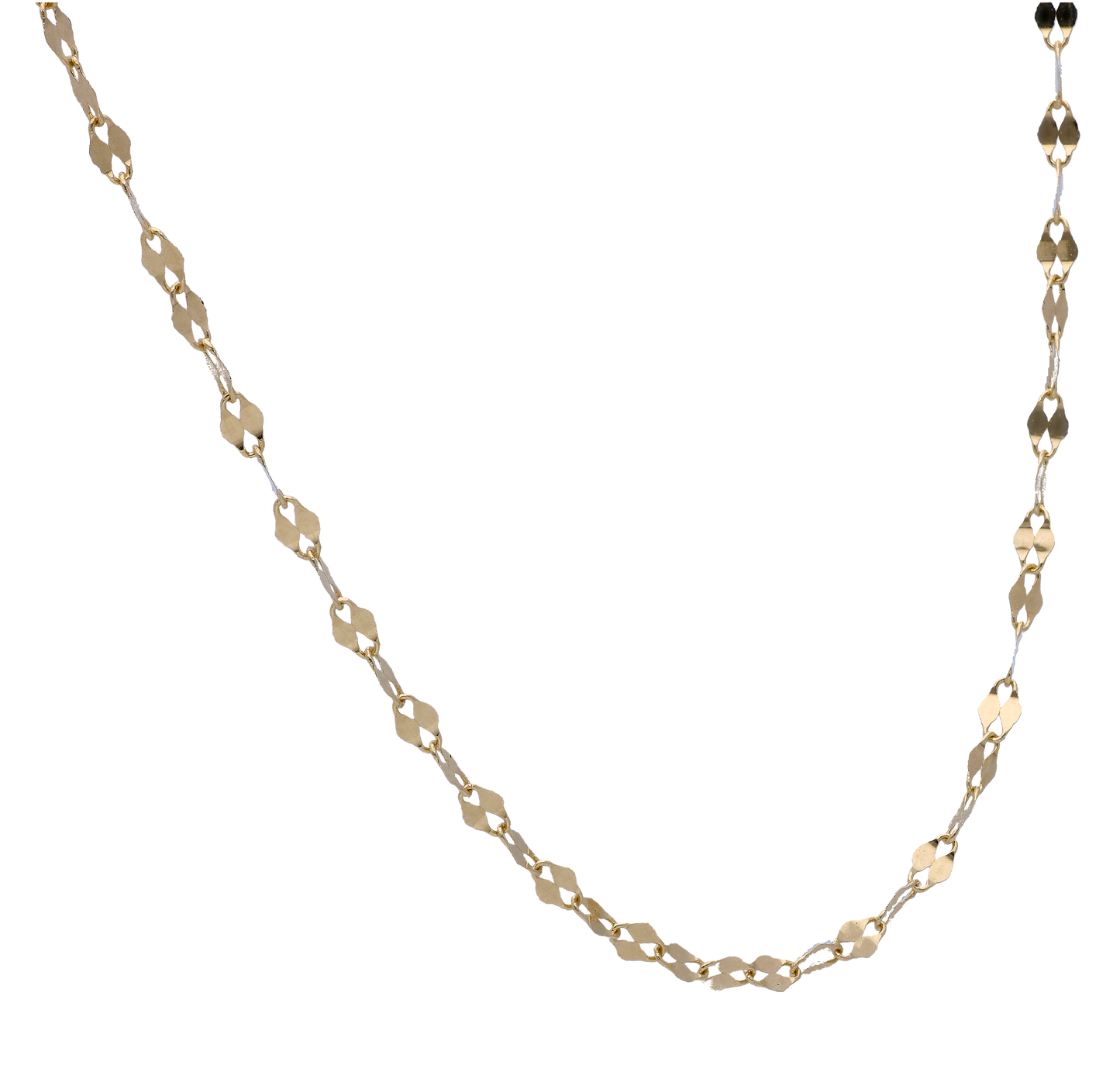 Gold 18 Inches Chain in 18KT - FKJCN18KU6316