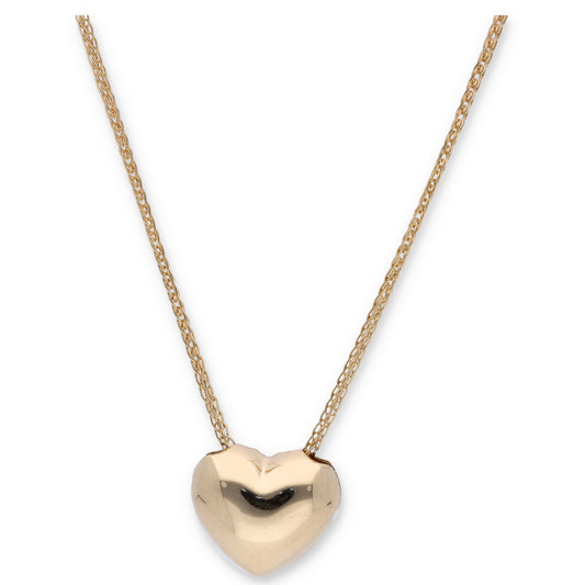 Gold Necklace (Heart Pendant) 18KT - FKJNKL18KU6331