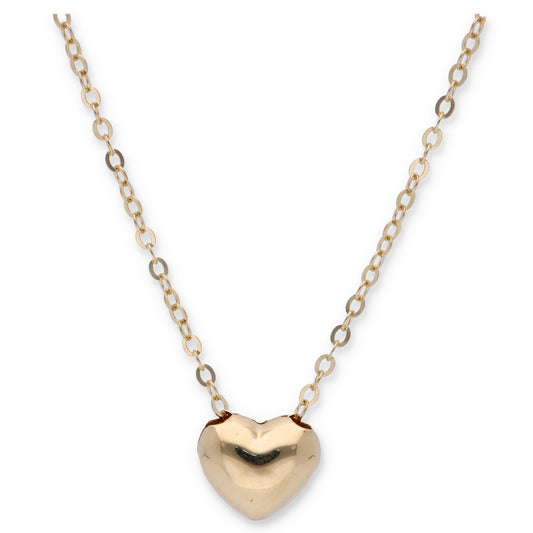 Gold Necklace (Heart Pendant) 18KT - FKJNKL18KU6328