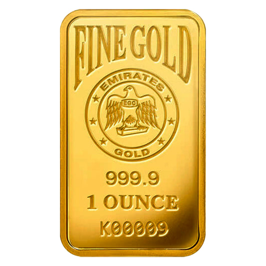 Emirates 1 Ounce 999.9 Purity Gold Bar - FKJGBR24K2202