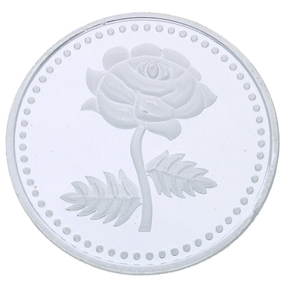 Silver Flower Coin 999.0 Purity - FKJCONSL2724