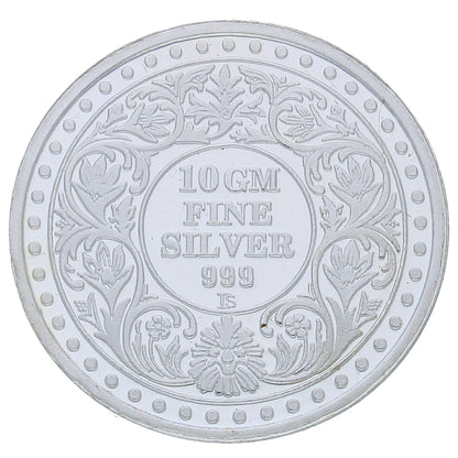 Silver Flower Coin 999.0 Purity - FKJCONSL2724