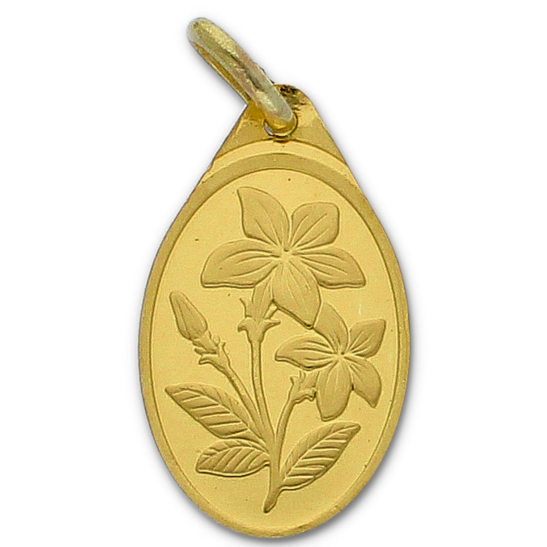 Emirates Minting 2.7 Grams Gold Classic Flower Pendant 24KT 999.9 Purity - FKJPND24K2270