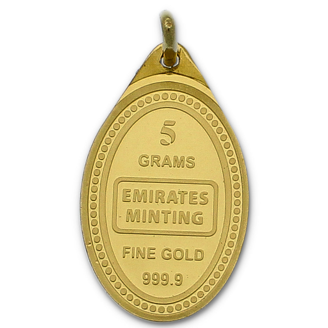 Emirates Minting 5.2 Grams Gold Classic Flower Pendant 24KT 999.9 Purity - FKJPND24K2279