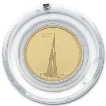 Emirates Minting Gold 4 Grams Burj Khalifa Coin 24KT 999.9 Purity - FKJCON24K2272