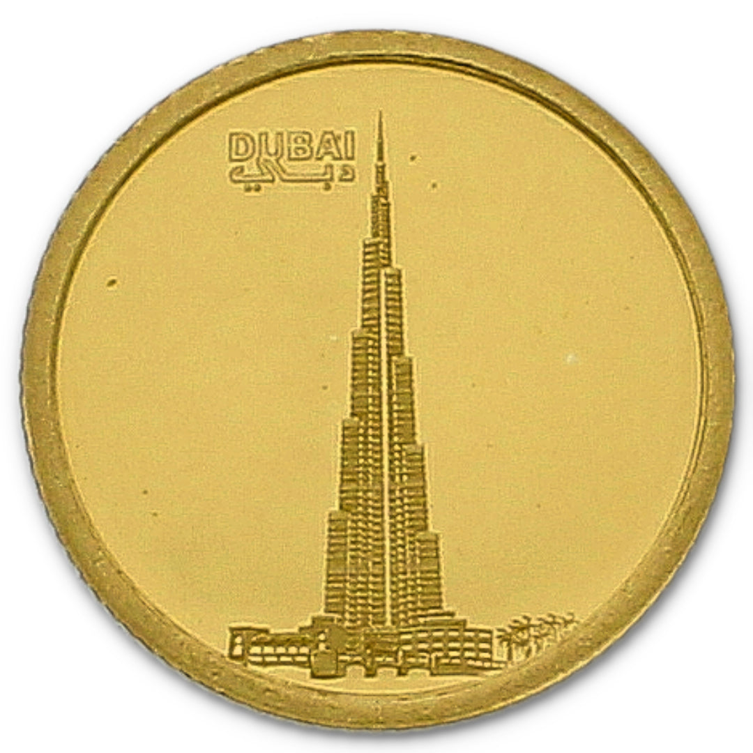 Emirates Minting Gold 4 Grams Burj Khalifa Coin 24KT 999.9 Purity - FKJCON24K2272