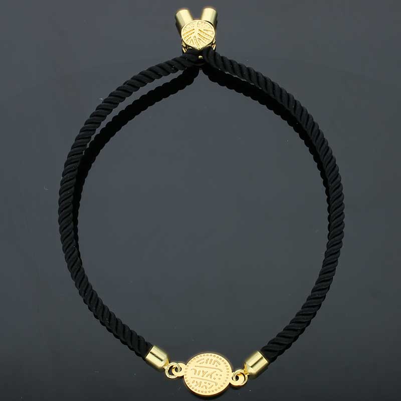 Gold Coin String Bracelet 21KT - FKJBRL21KU1061