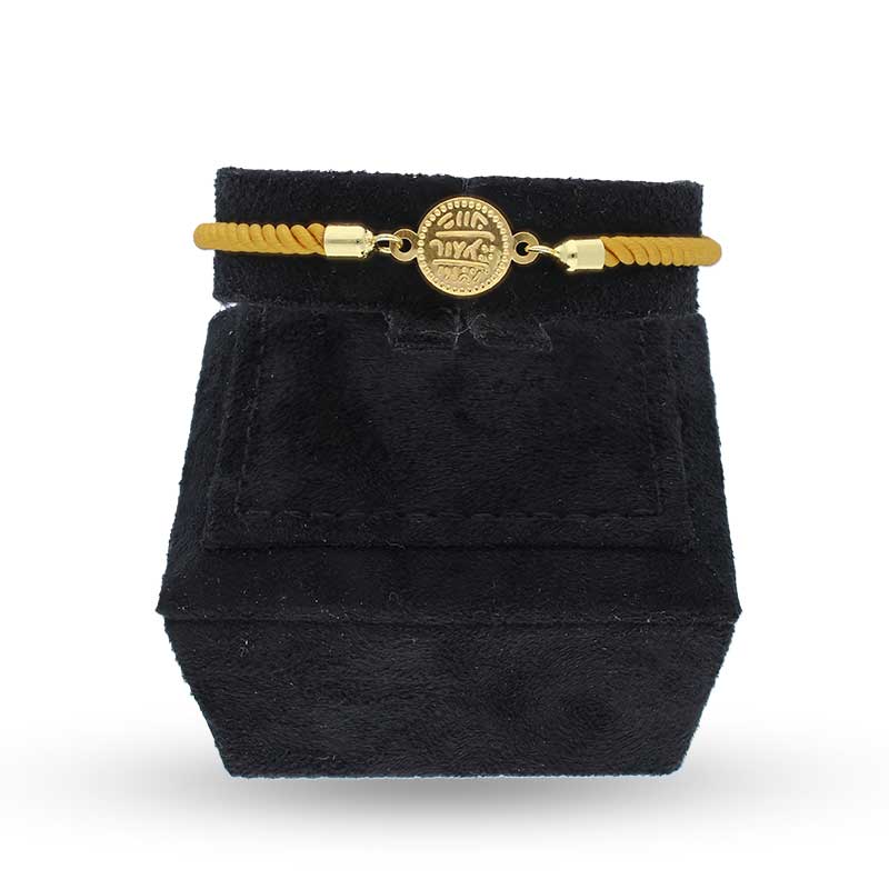 Gold Coin String Bracelet 21KT - FKJBRL21KU6582