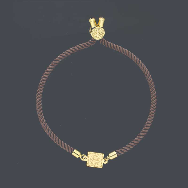 Gold String Bracelet 21KT - FKJBRL21KU1079