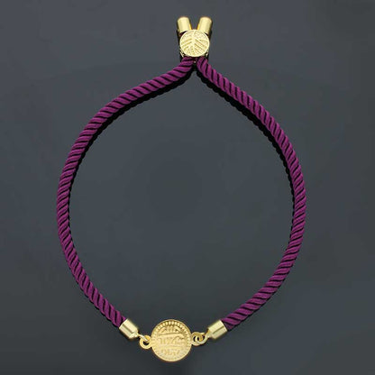 Gold Coin String Bracelet 21KT - FKJBRL21KU6582