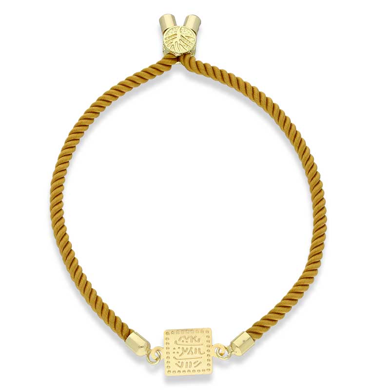 Gold String Bracelet 21KT - FKJBRL21KU1079