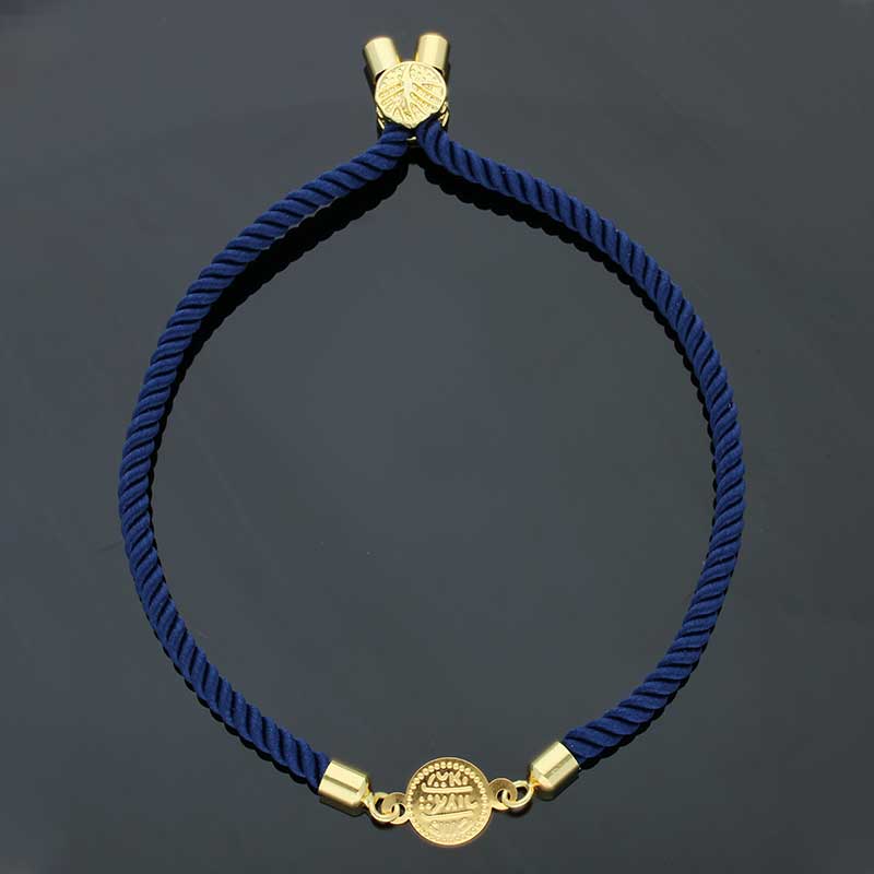 Gold Coin String Bracelet 21KT - FKJBRL21KU6582