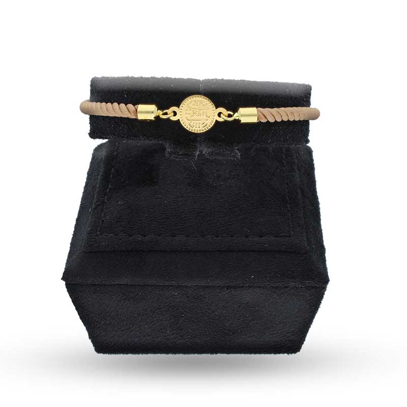 Gold Coin String Bracelet 21KT - FKJBRL21KU6582