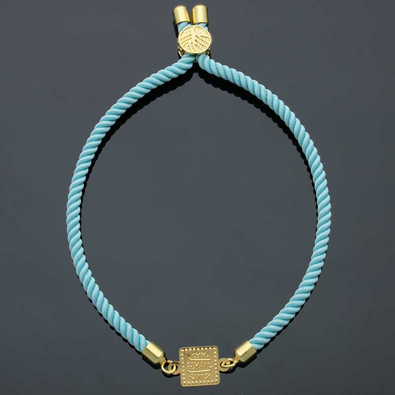 Gold String Bracelet 21KT - FKJBRL21KU1079