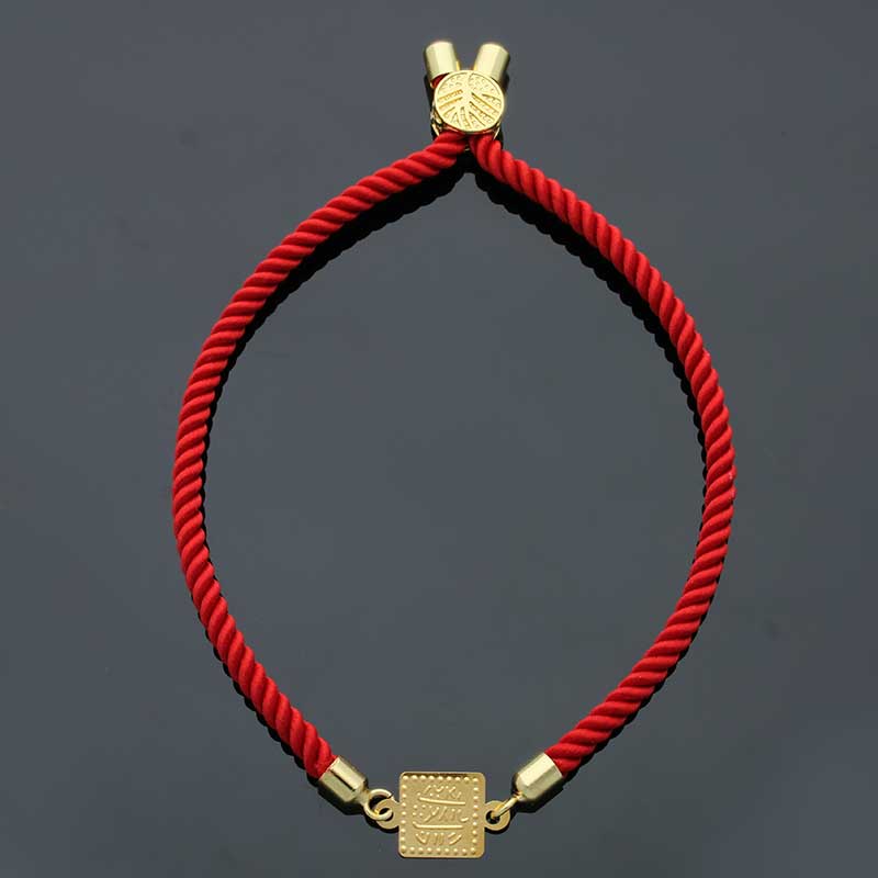 Gold String Bracelet 21KT - FKJBRL21KU1079