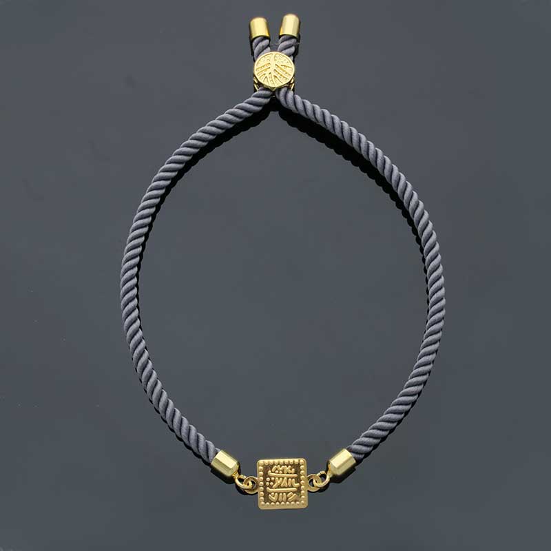 Gold String Bracelet 21KT - FKJBRL21KU1079