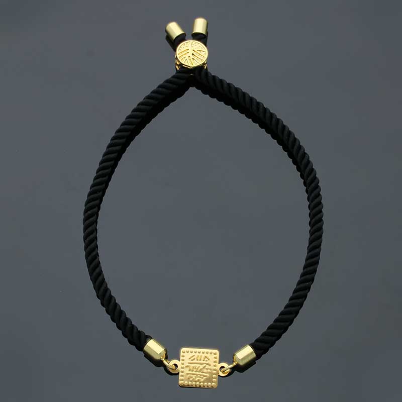 Gold String Bracelet 21KT - FKJBRL21KU1079