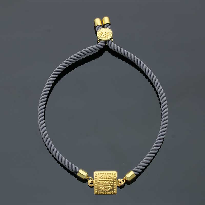 Gold String Bracelet 21KT - FKJBRL21KU1079