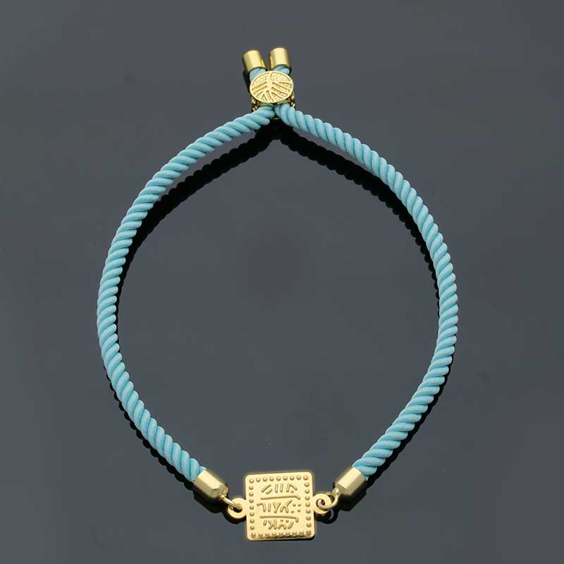 Gold String Bracelet 21KT - FKJBRL21KU1079